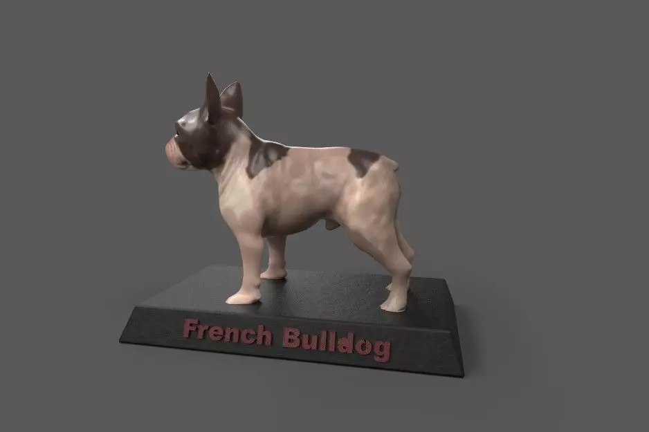 French Bulldog 3D print model_0