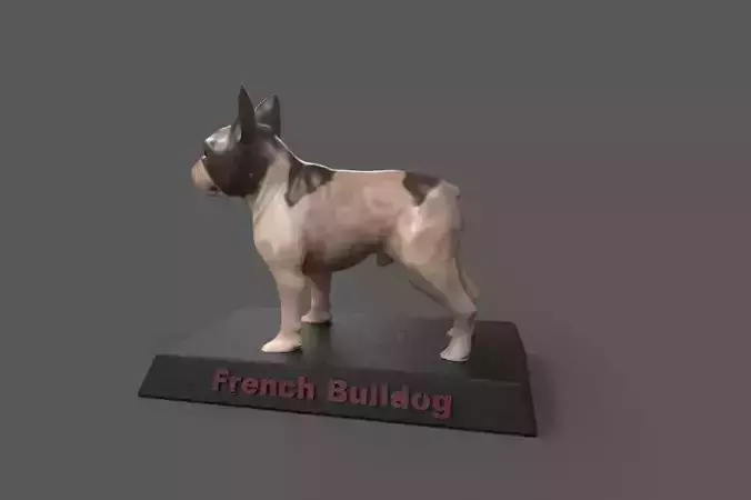 French Bulldog 3D print model