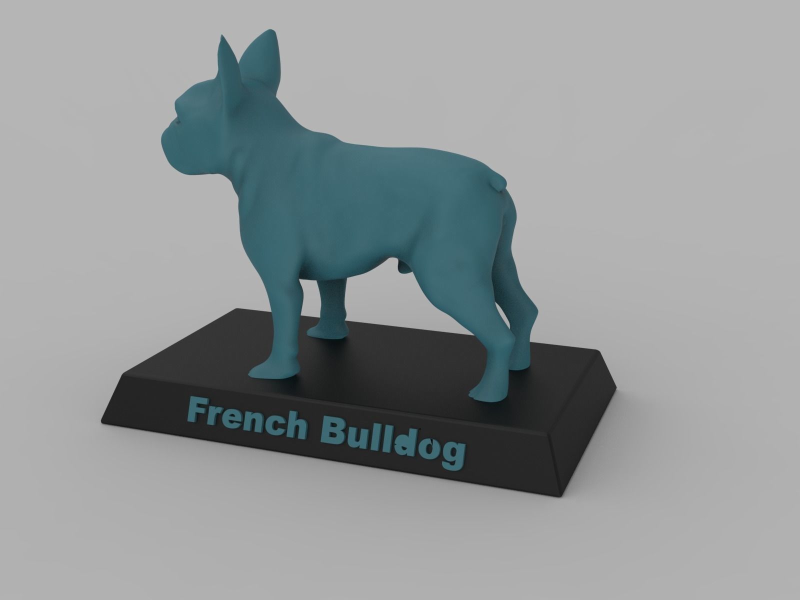 French Bulldog 3D print model_6