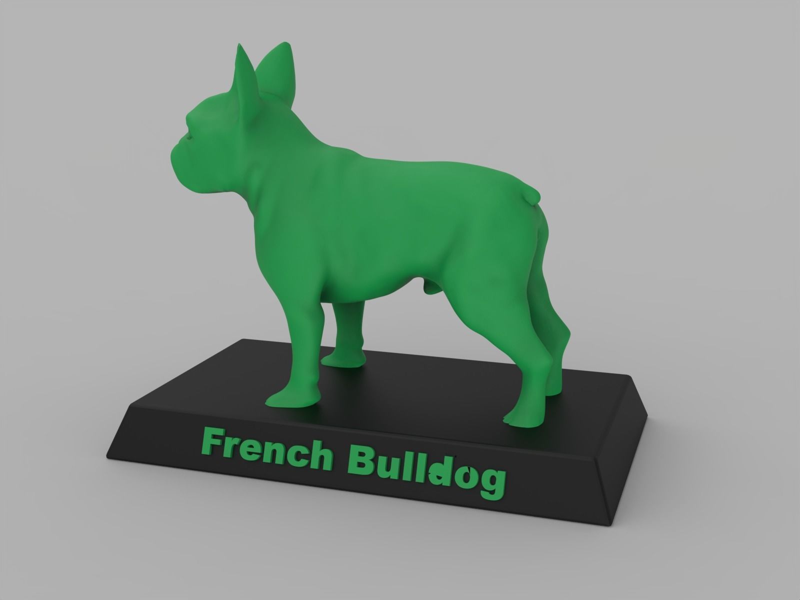 French Bulldog 3D print model_11