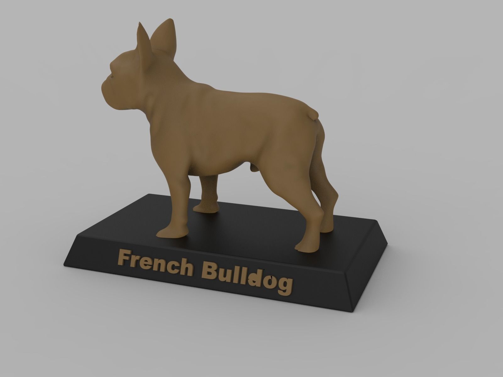 French Bulldog 3D print model_7