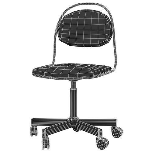 Ikea orfjal Chair 3d model Low-poly 3D model 4