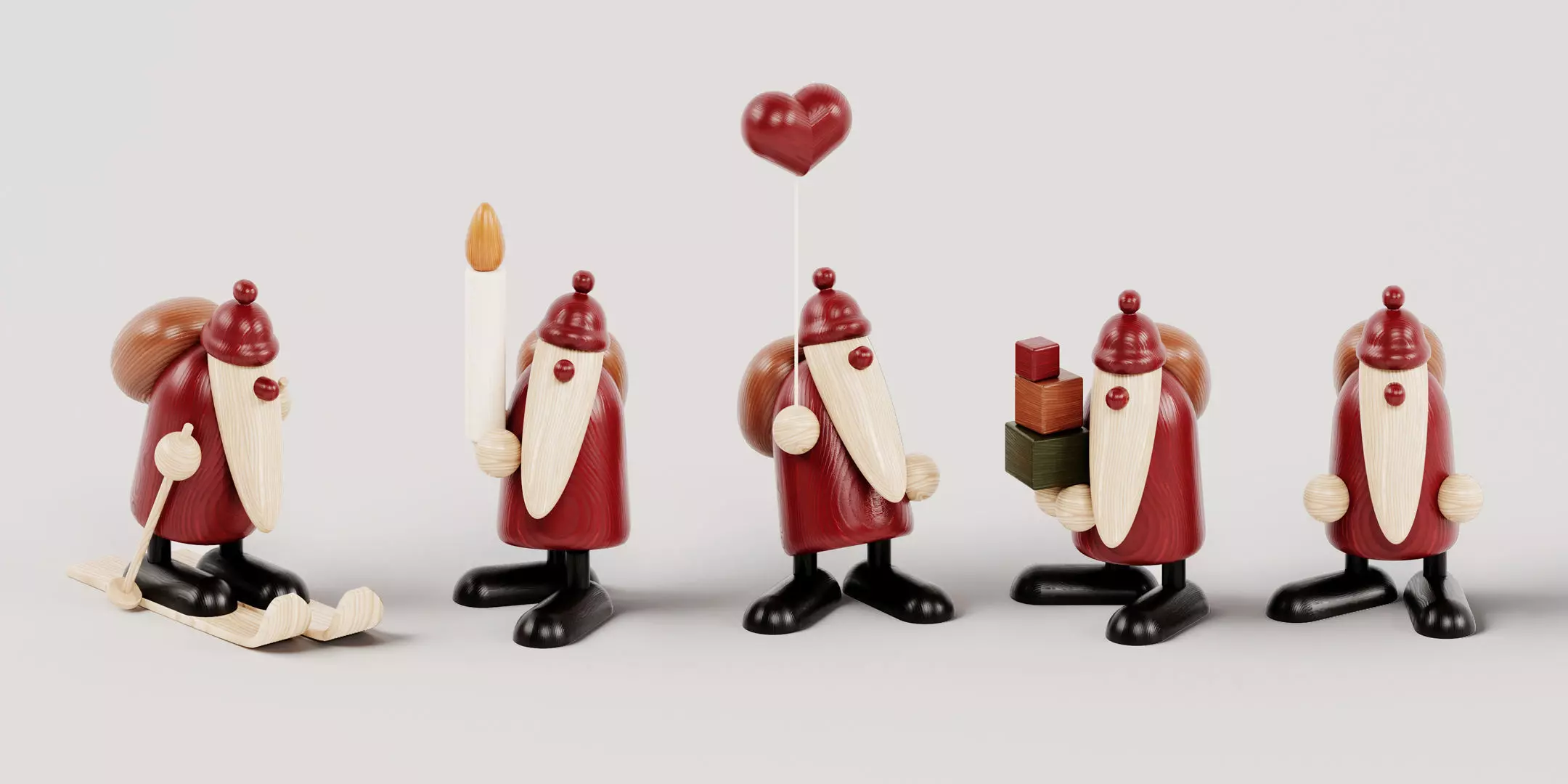 Bjoern Koehler - Santa Claus Figures 3D model_0
