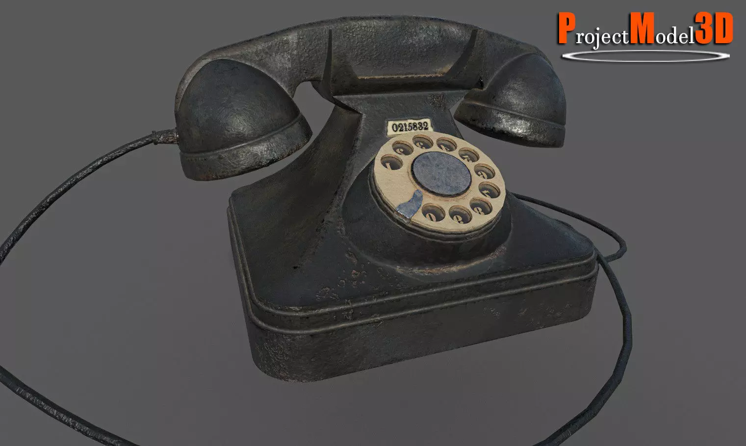 Old Phone-Version 001 Low-poly 3D model