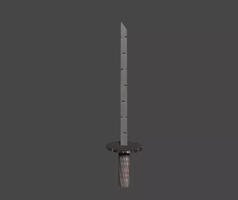 SWORD samurai Free low-poly 3D model