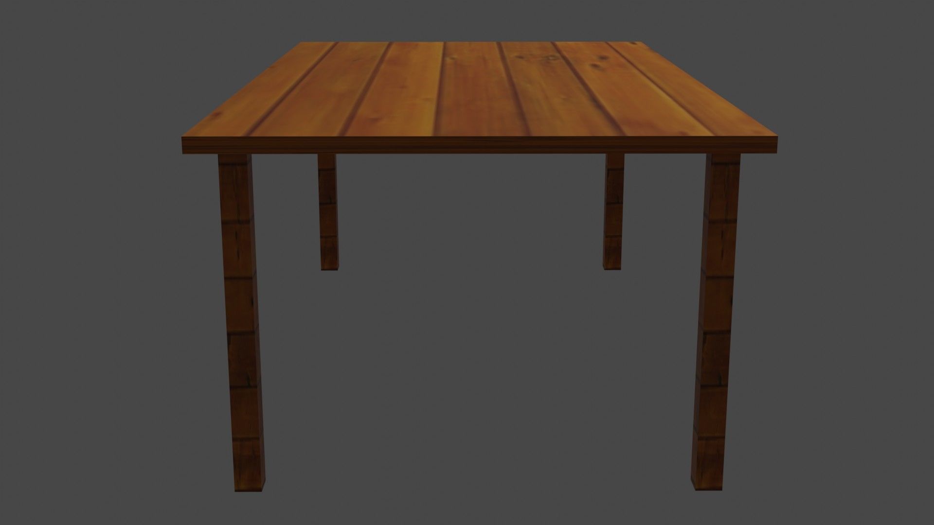 Table wooden 3D model_5