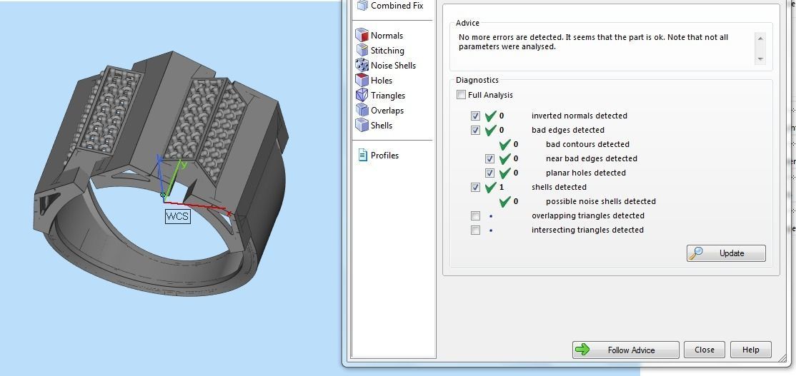 096 - Big Light Weighted Gents Ring - For men 3D print model_8