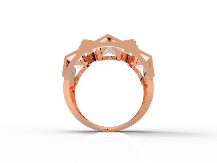 096 - Big Light Weighted Gents Ring - For men 3D print model_6