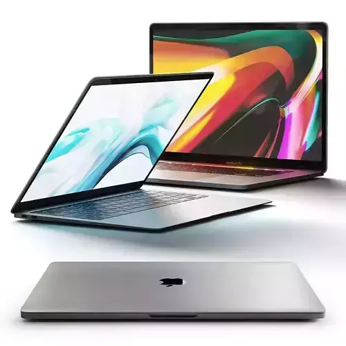 Apple MacBook Pro and MacBook Air 3D model