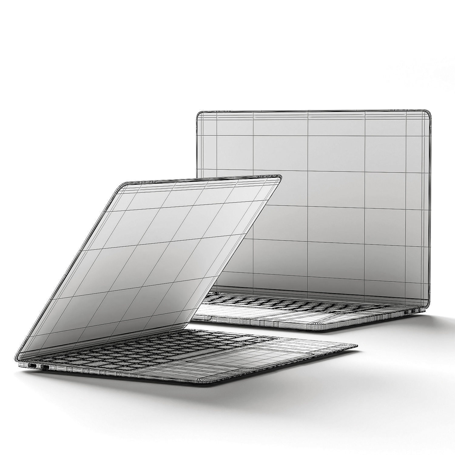Apple MacBook Pro and MacBook Air 3D model_7