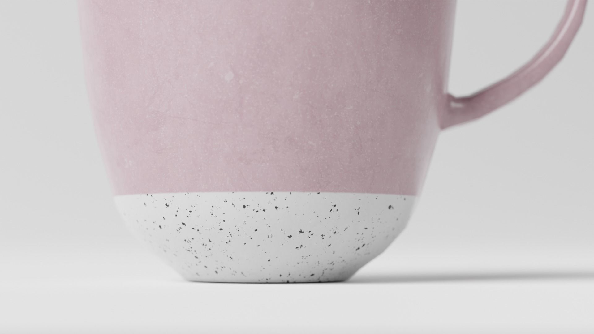 Teacup Low-poly 3D model_1