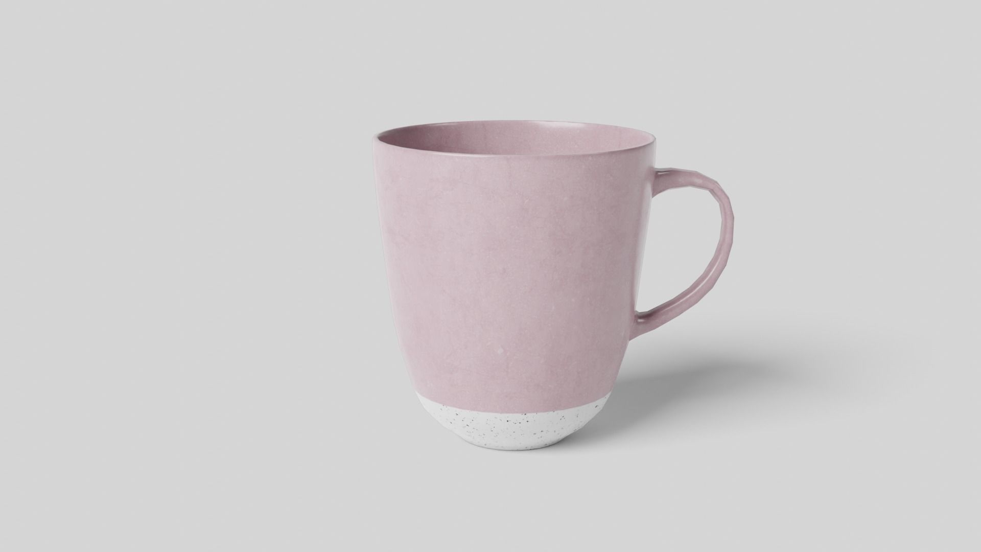 Teacup Low-poly 3D model_35
