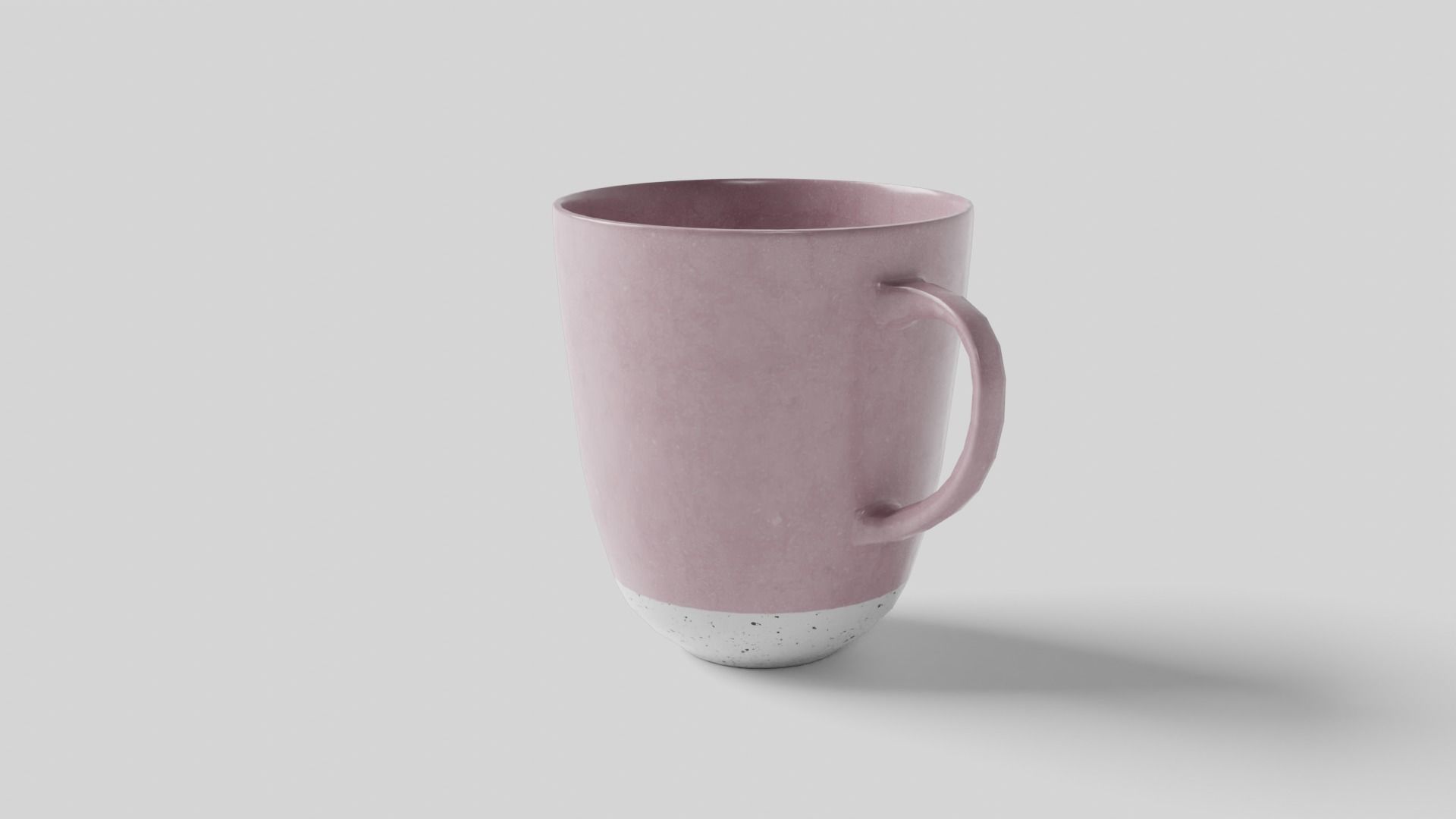 Teacup Low-poly 3D model_9