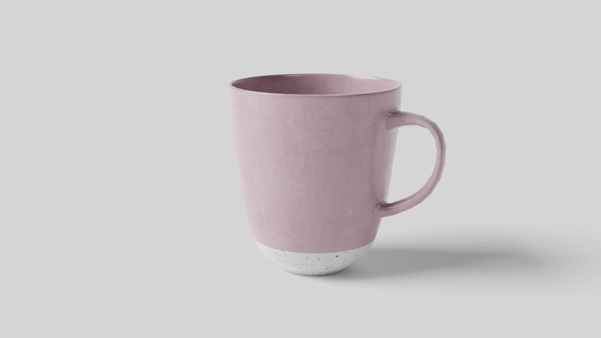 Teacup Low-poly 3D model_38