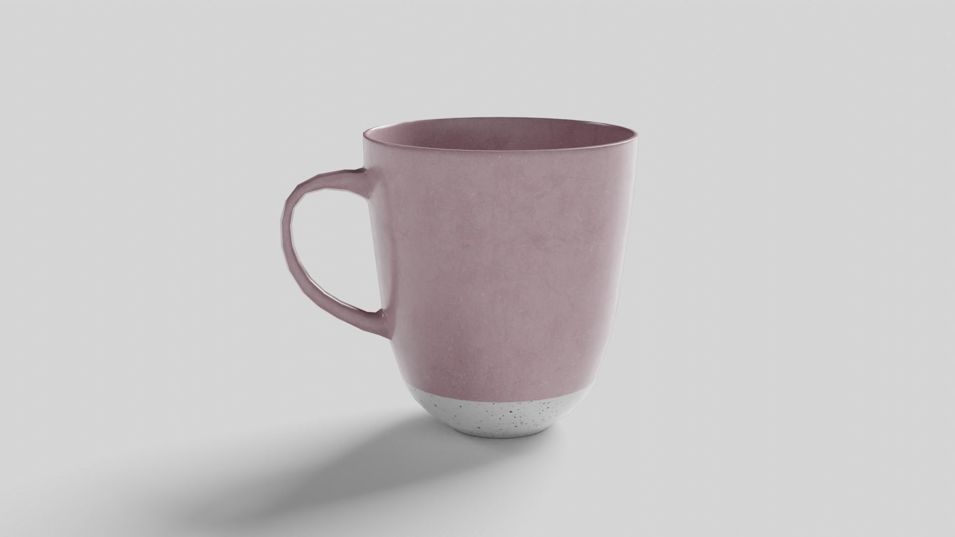 Teacup Low-poly 3D model_19