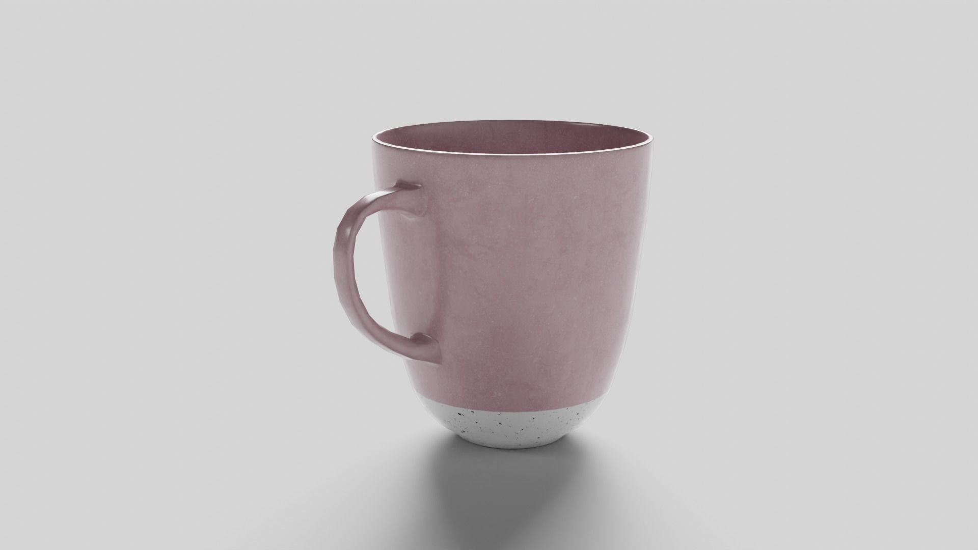 Teacup Low-poly 3D model_16