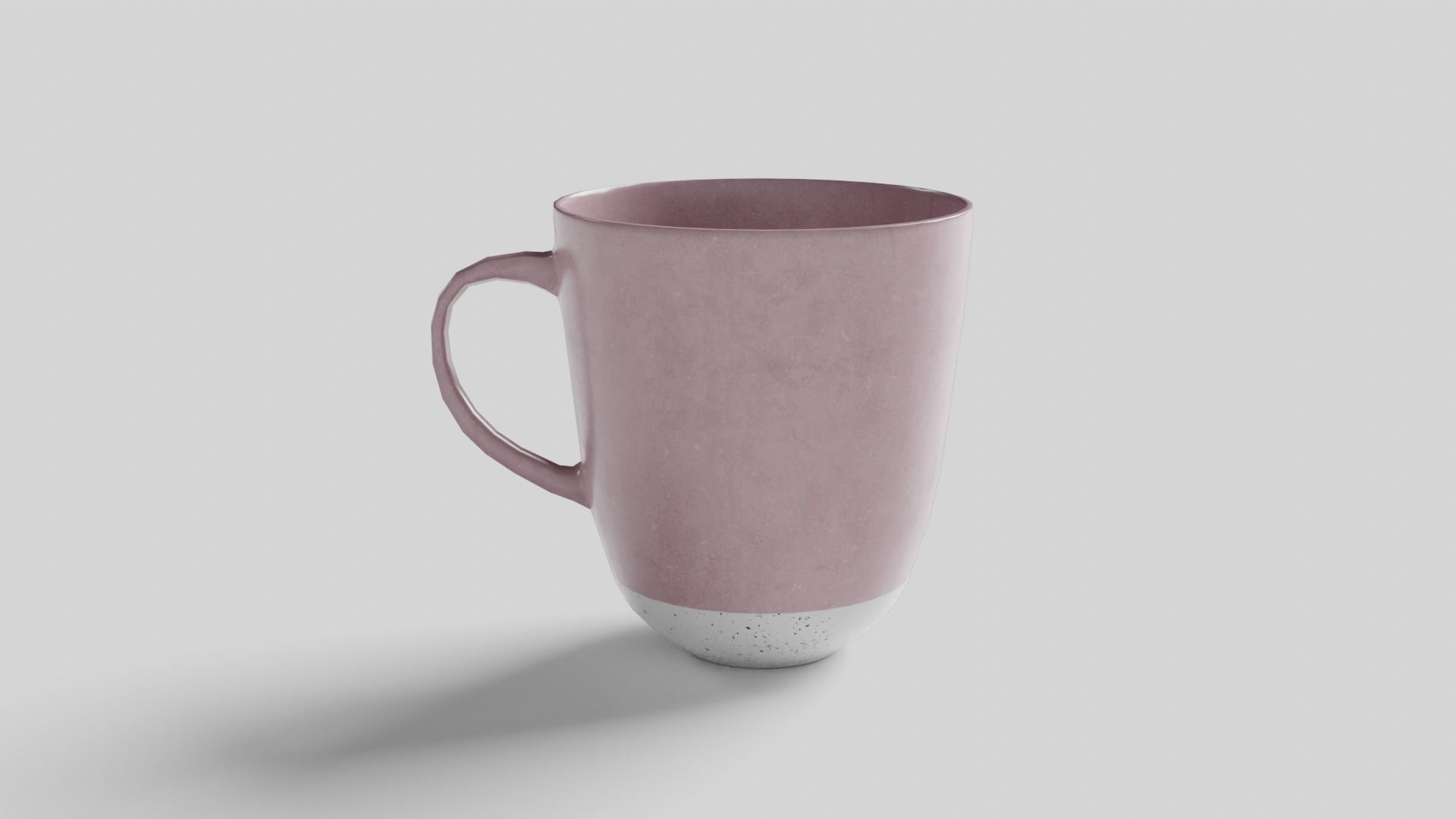 Teacup Low-poly 3D model_20