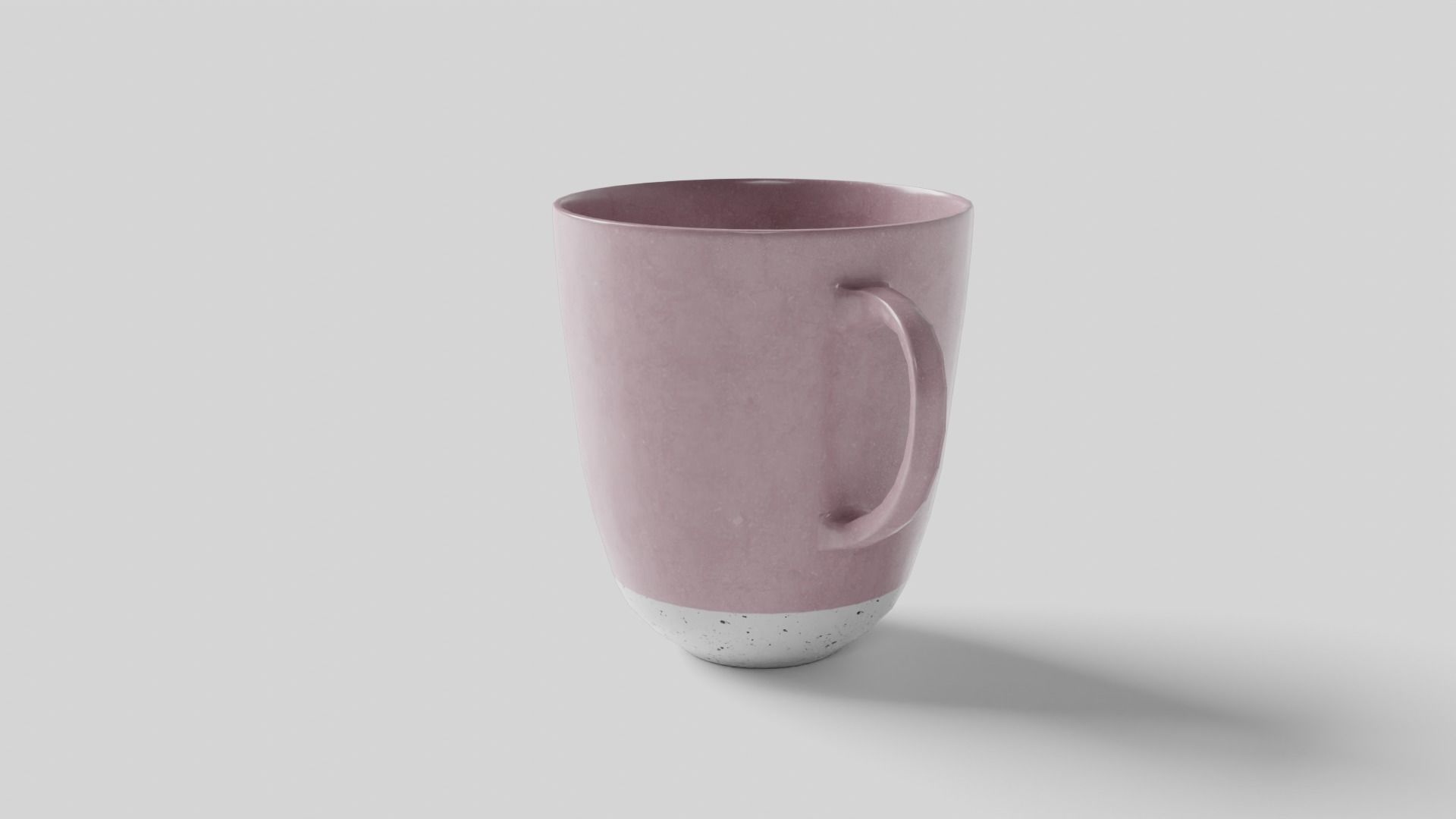 Teacup Low-poly 3D model_10