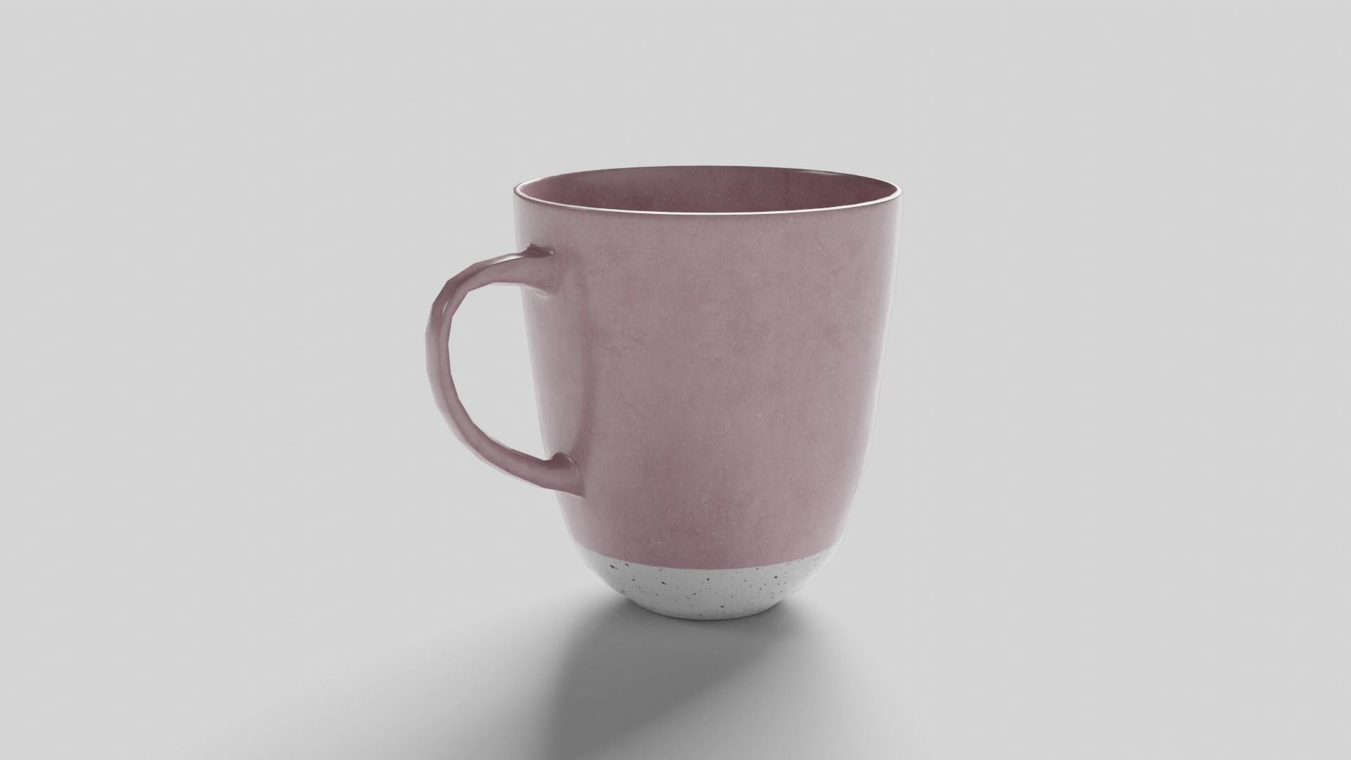 Teacup Low-poly 3D model_17
