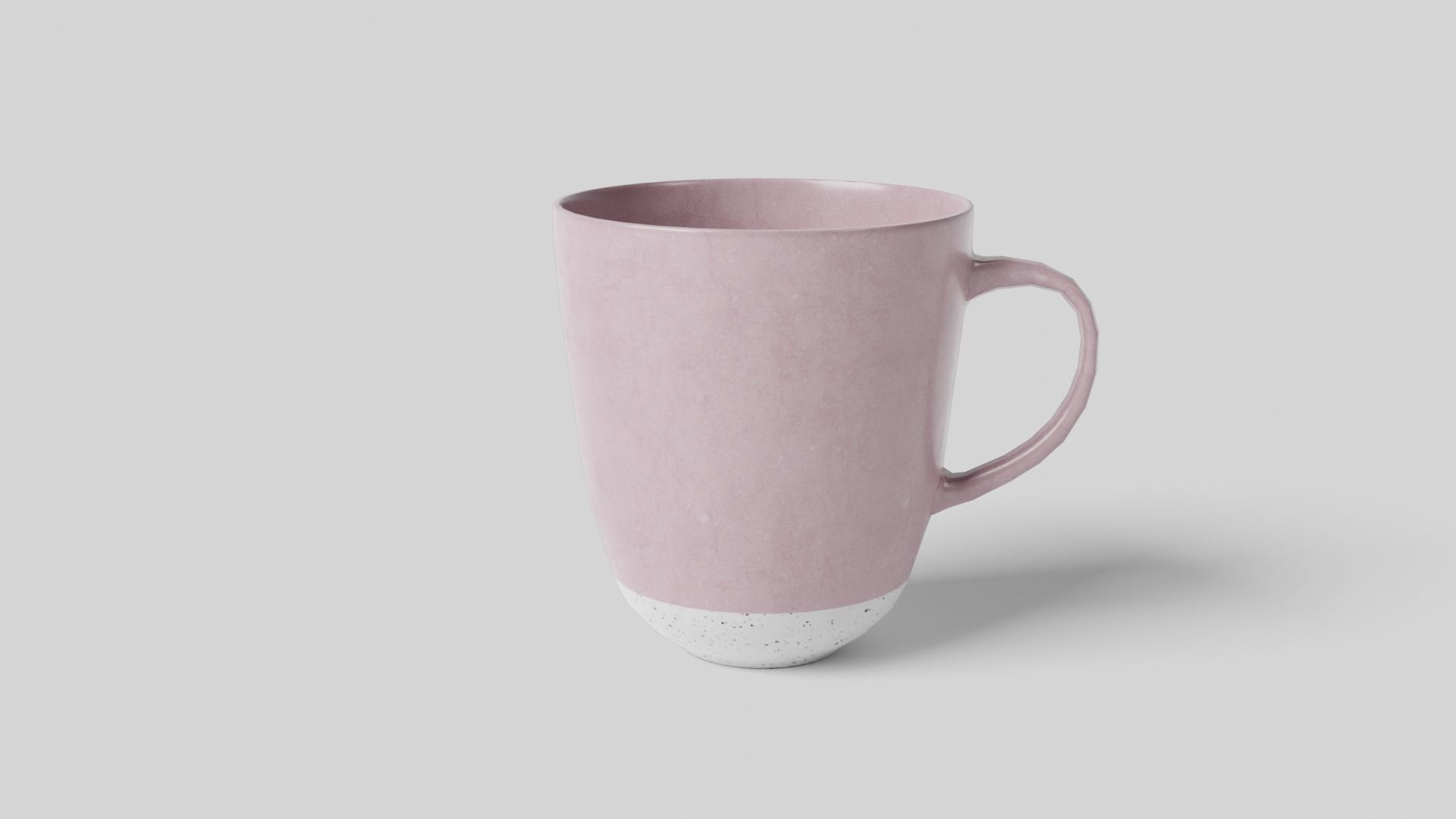 Teacup Low-poly 3D model_36