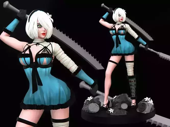 2B Kaine Outfit 3D print model