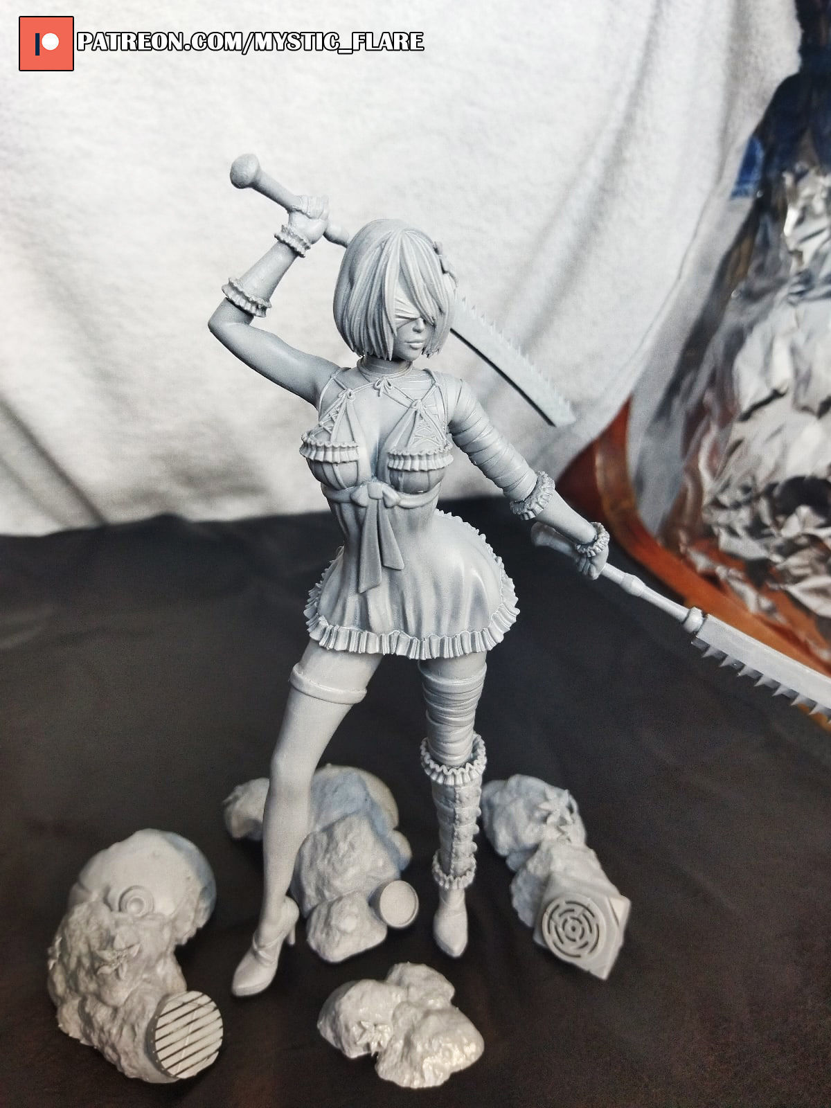 2B Kaine Outfit 3D print model_18