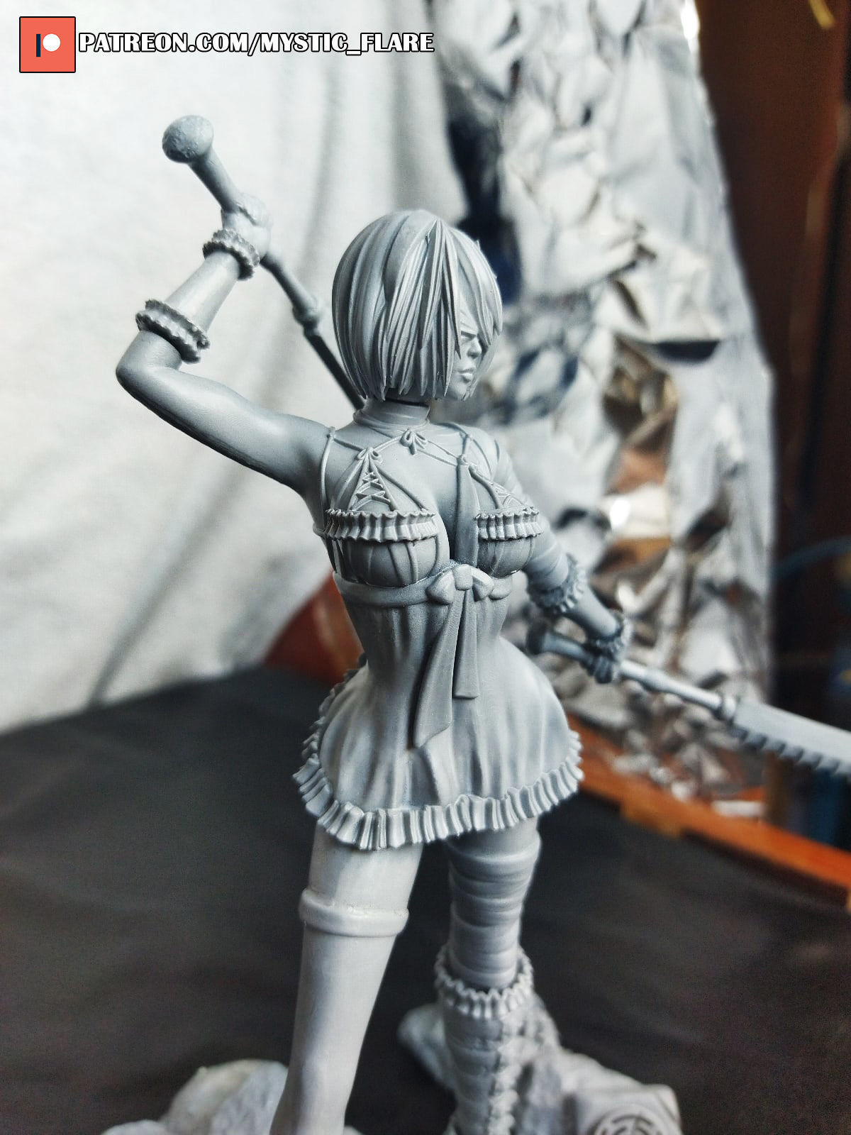 2B Kaine Outfit 3D print model_12