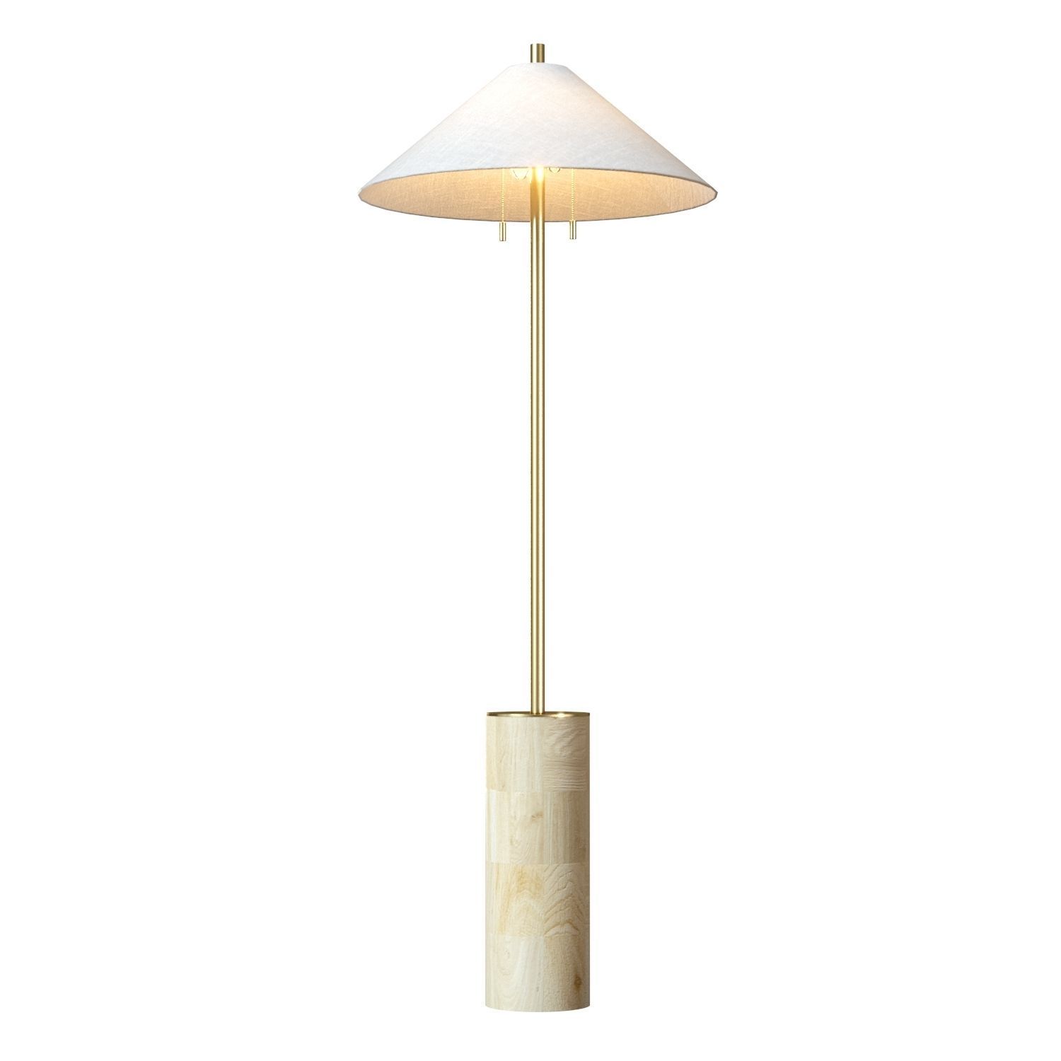 Crate and Barrel Tierra Floor Lamp 3D model_2