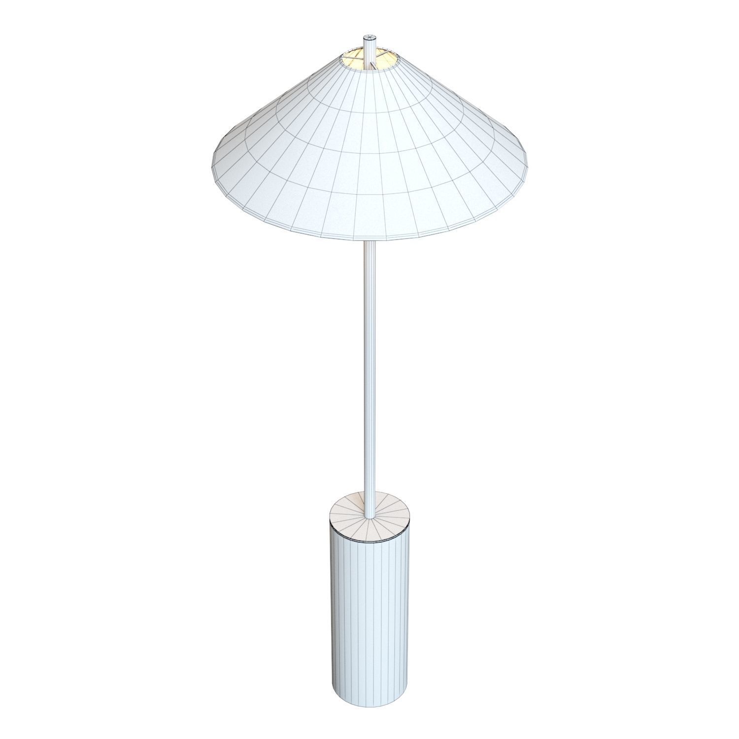 Crate and Barrel Tierra Floor Lamp 3D model_5