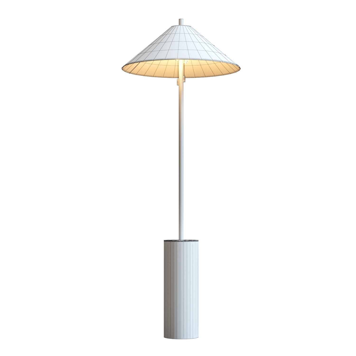 Crate and Barrel Tierra Floor Lamp 3D model_7