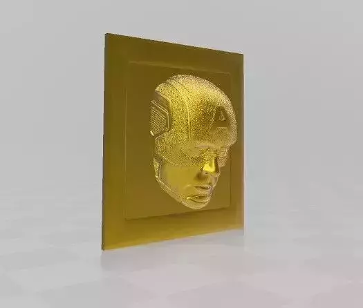 CAPITAN AMERICA FACE 3D PAINTING 3D print model