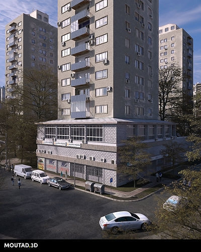 Belgrade - World Builder 3D model 2