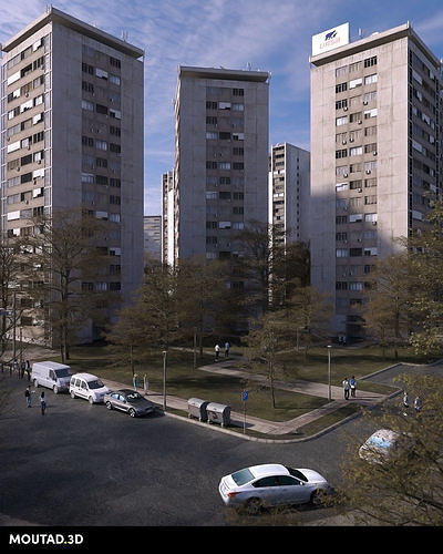 Belgrade - World Builder 3D model 4