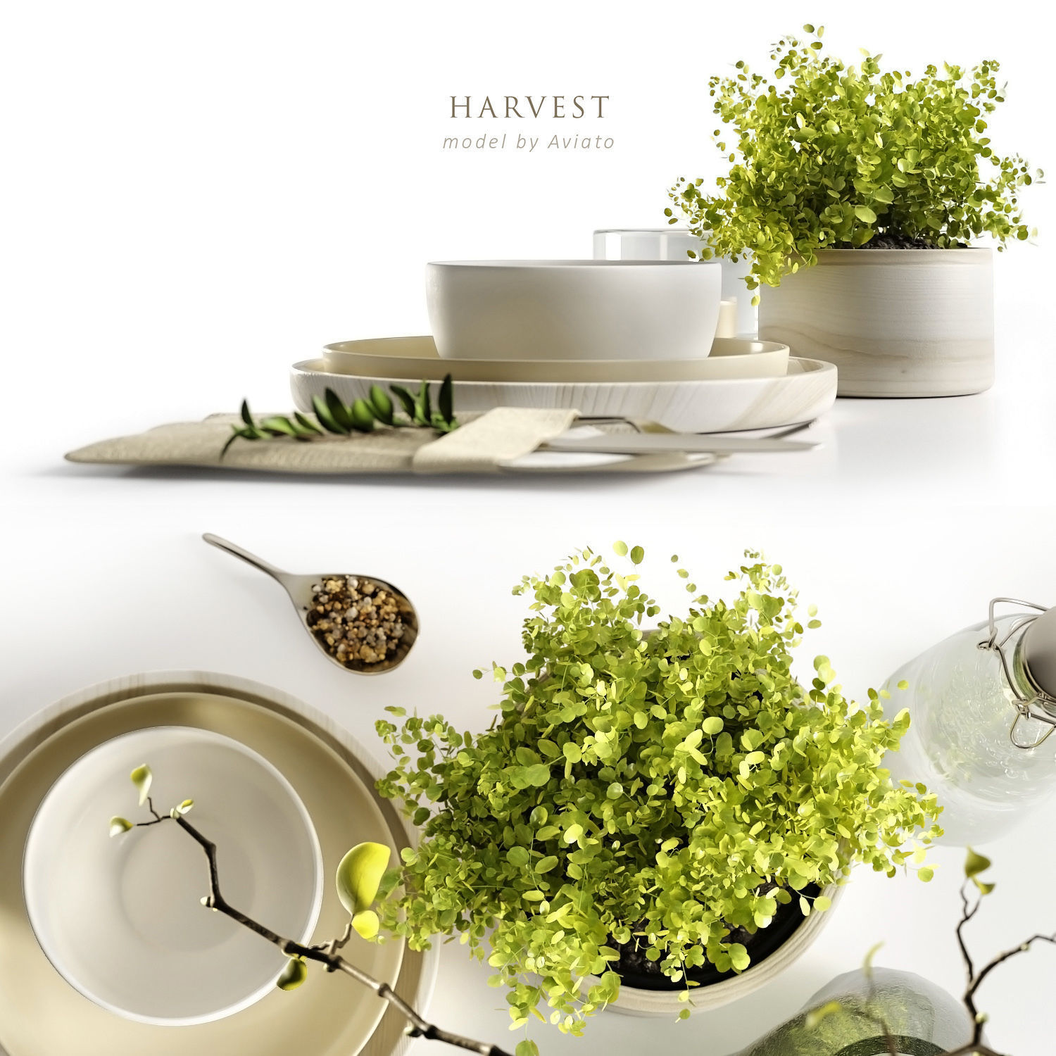 Harvest 3D model_4