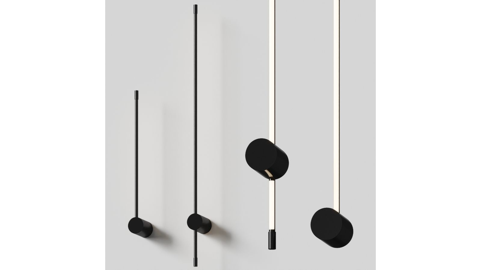 Vakker Linear LED Wall Light Vakker lighting 3D model CGTrader