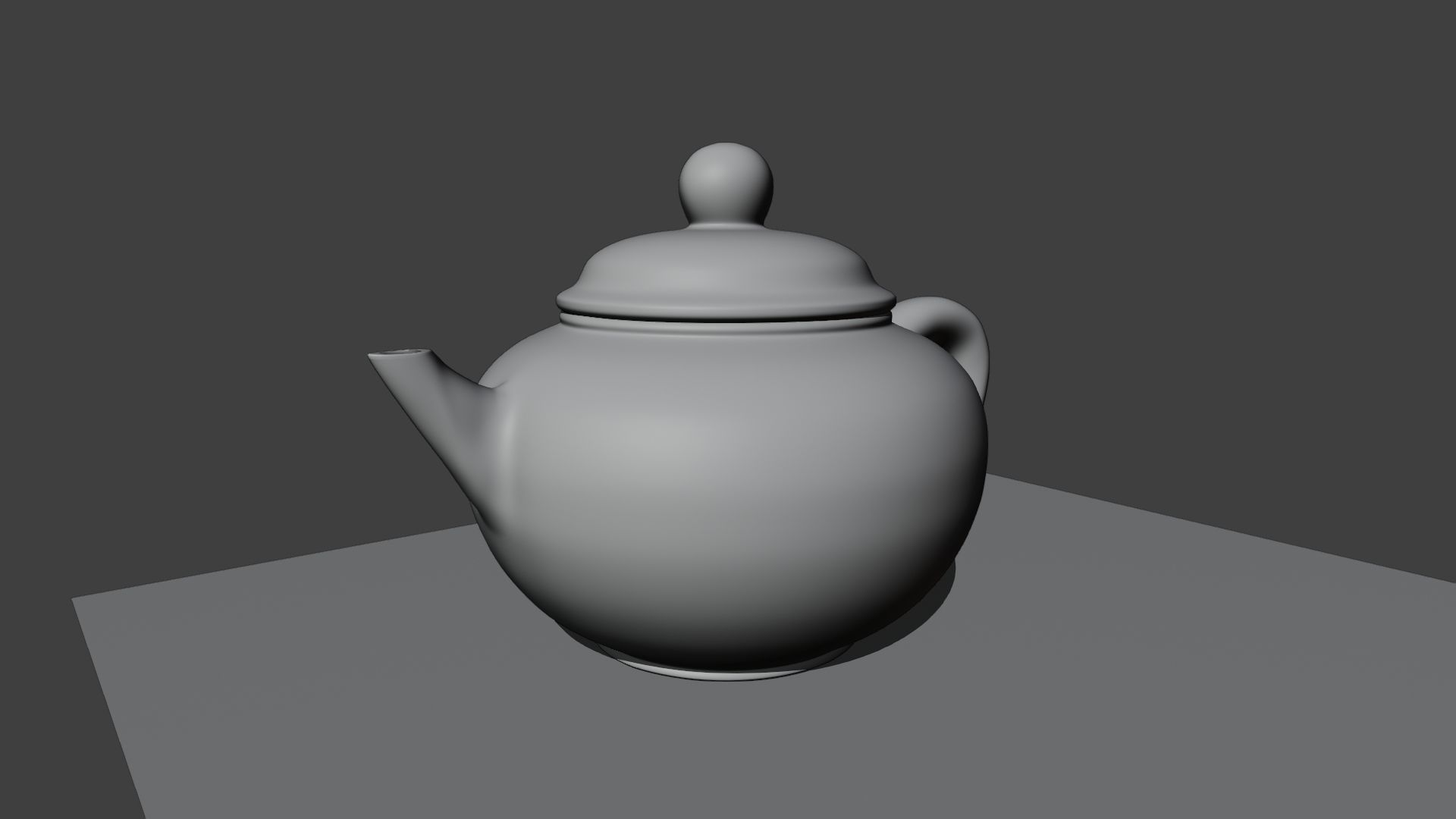 Teapot 3D model with PBR textures Low-poly 3D model_5