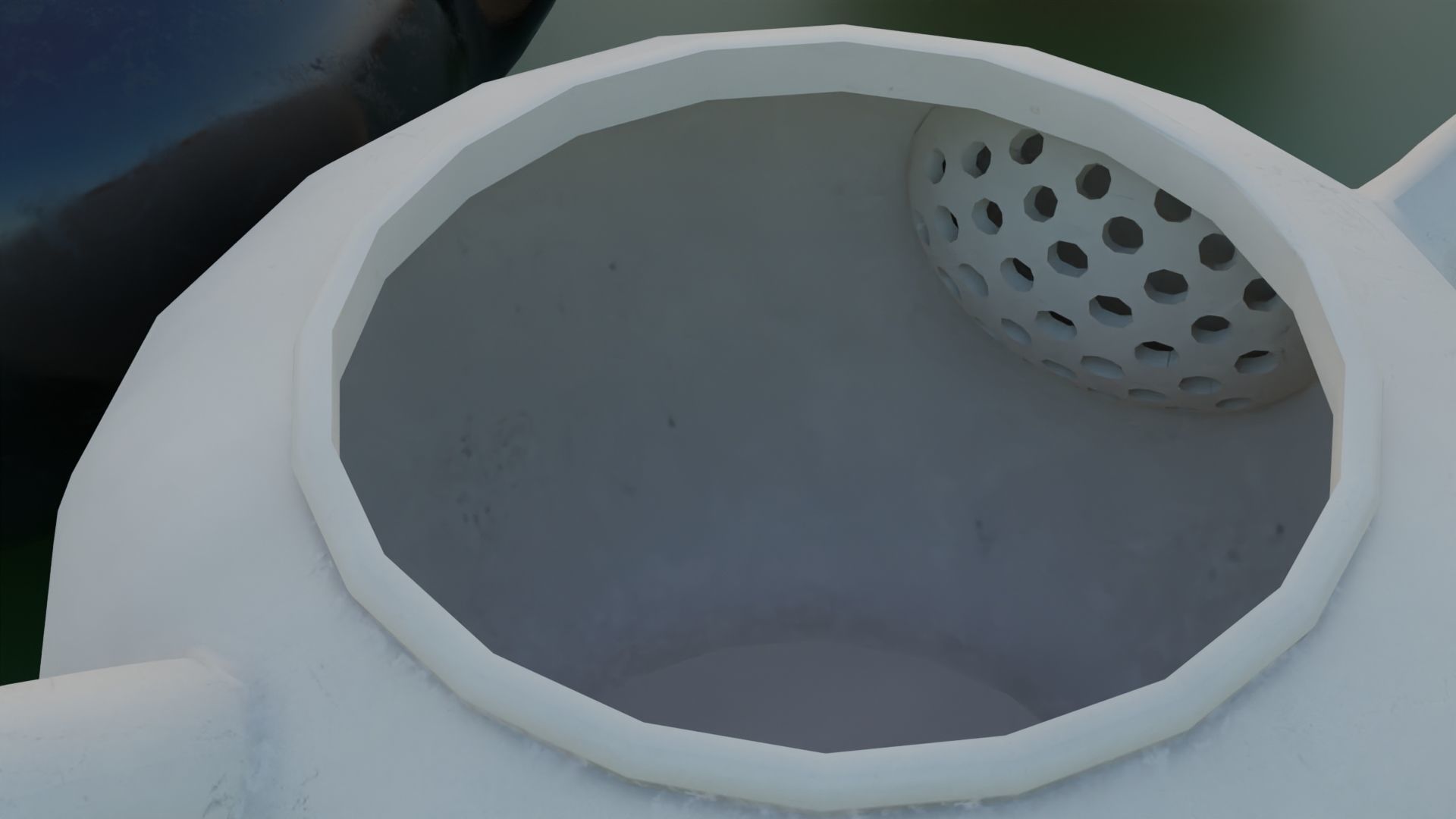 Teapot 3D model with PBR textures Low-poly 3D model_4