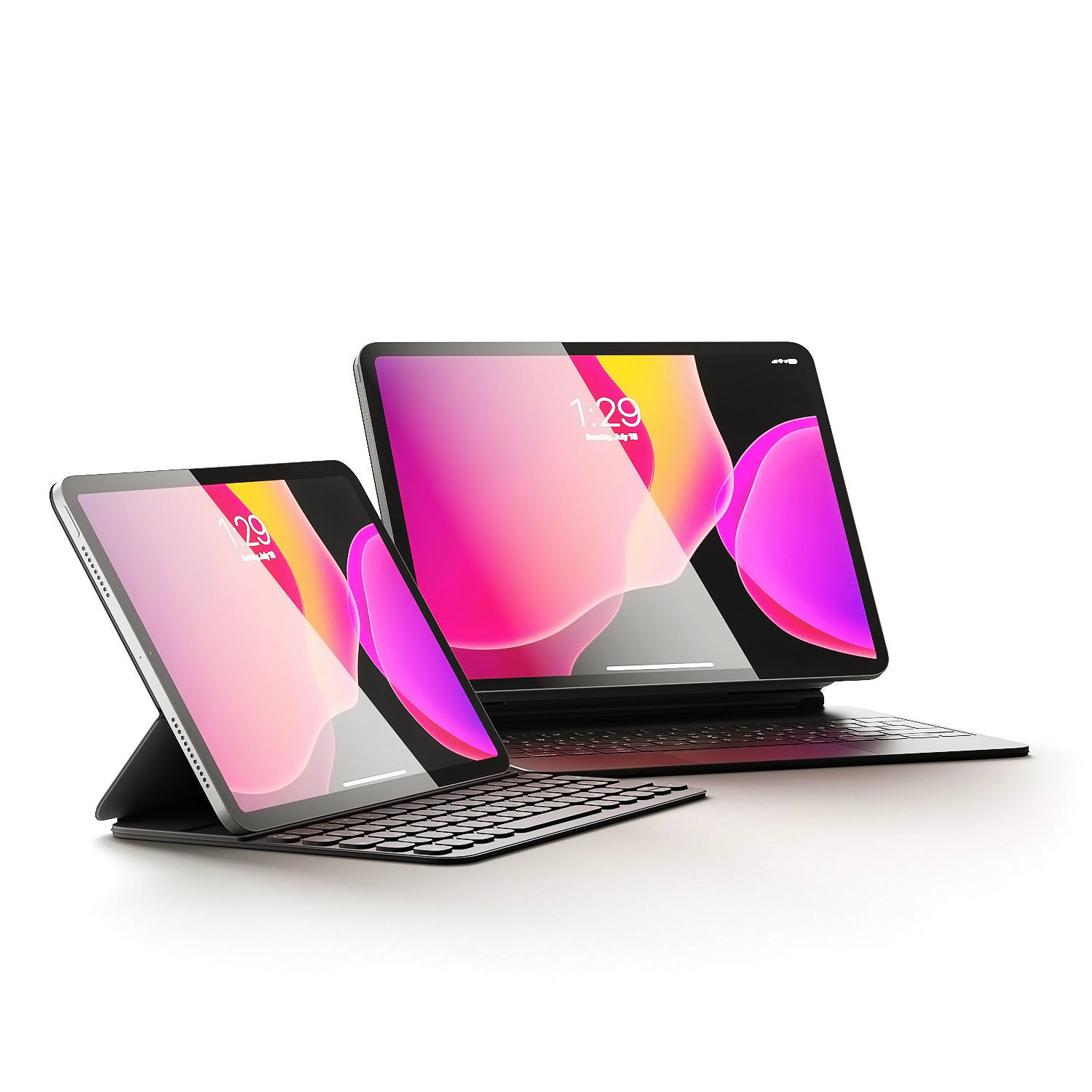 Apple iPad collection 3D model_7