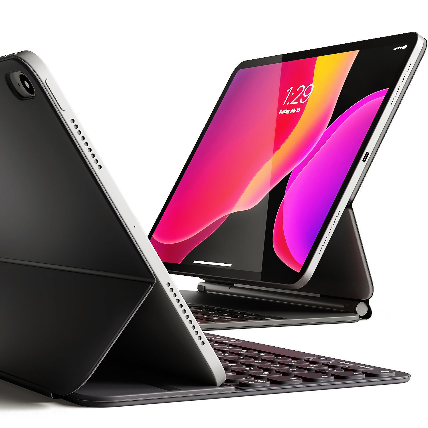 Apple iPad collection 3D model_5