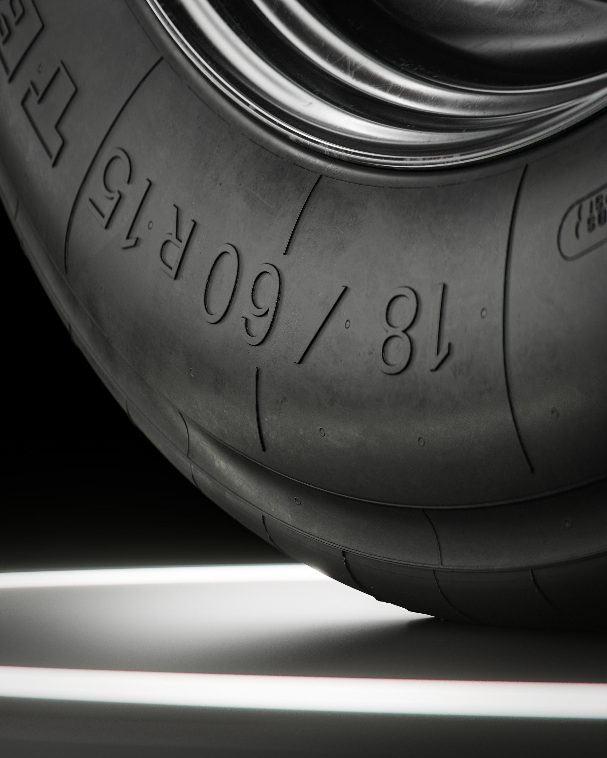 Michelin TB15 215 55 R15 79V 3D model_5