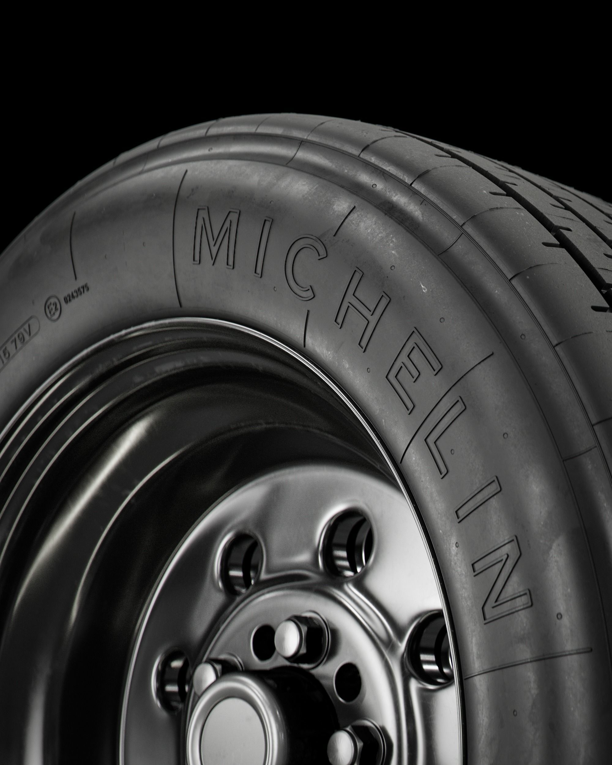 Michelin TB15 215 55 R15 79V 3D model_6