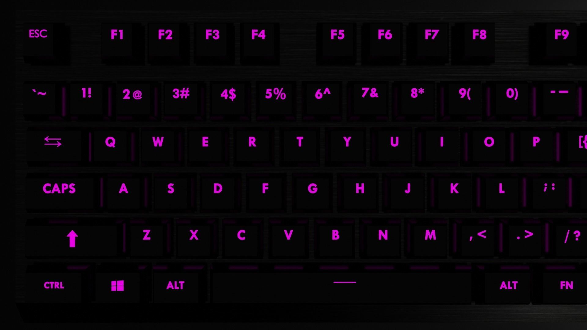 Wireless keyboard with backlight Low-poly 3D model_12