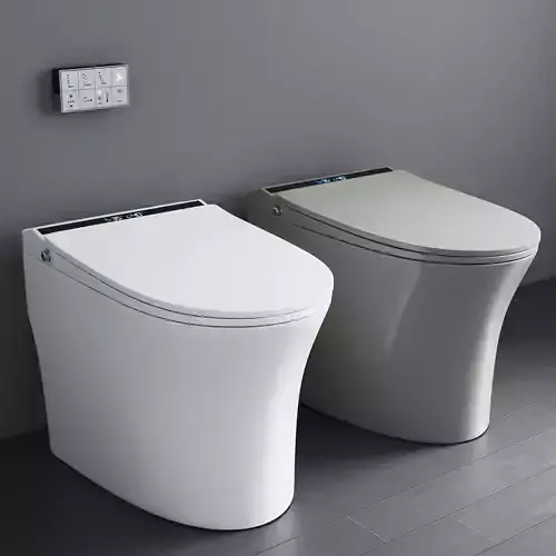 Wealwell Smart Toilet Low-poly 3D model