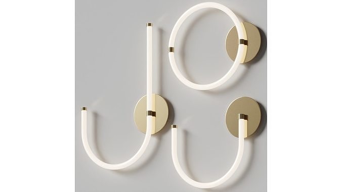 Unseen Wall lamp by Petite Friture 3D model