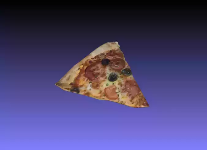 Pizza SLICE REALISTIC Low-poly 3D model