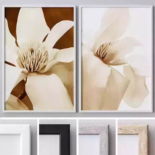 Set of large wall paintings 489