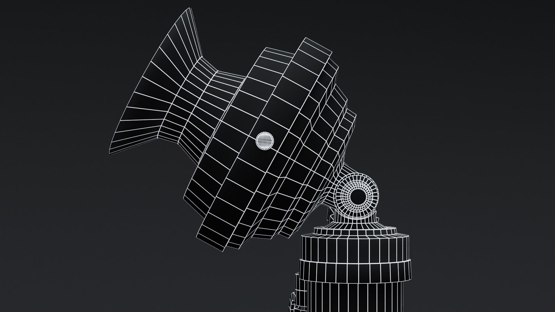 Vintage Wooden Telephone 2 3D model_16