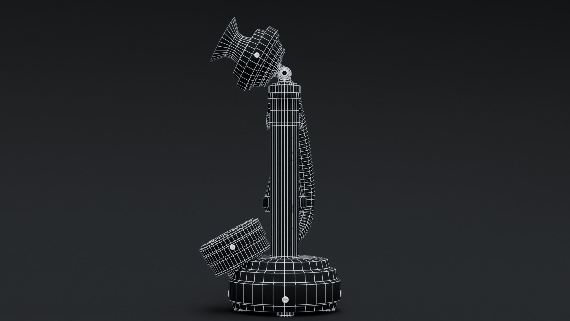 Vintage Wooden Telephone 2 3D model_18