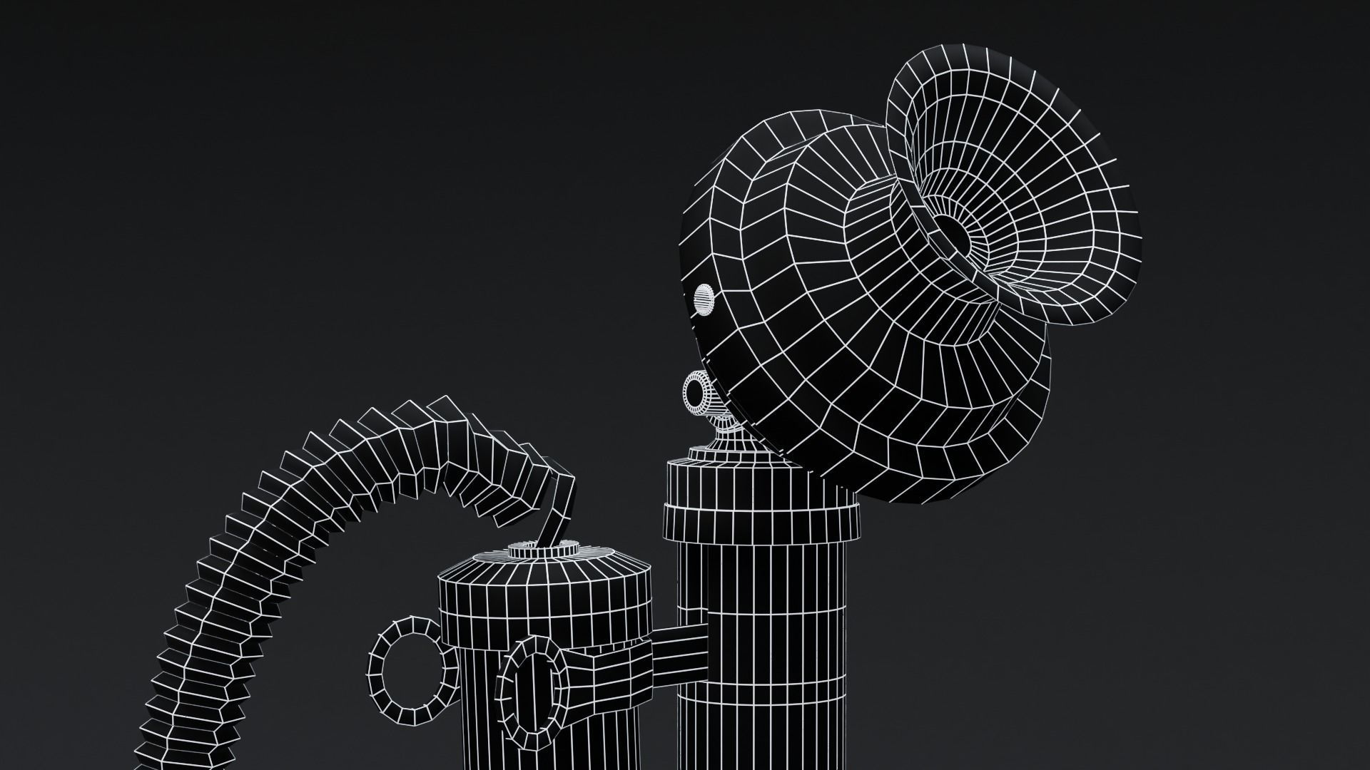 Vintage Wooden Telephone 2 3D model_14