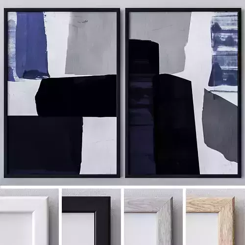 Set of large wall paintings 491